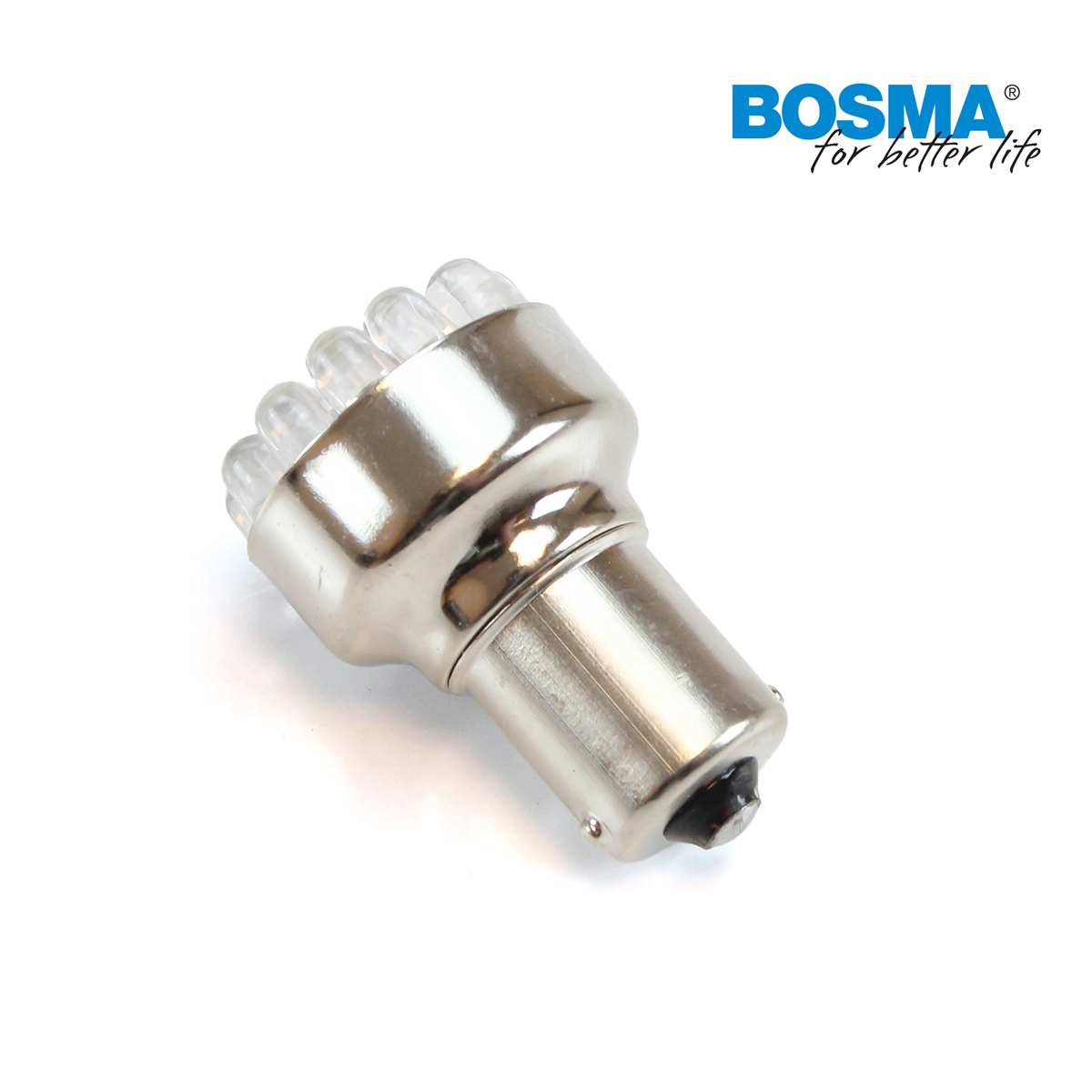 Led-lampe BA15S 12V 19xLED 6000K Bosma - 2