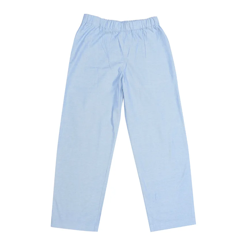 Recycled Pajama Set 2-piece Elvira, Light Blue/White - 4