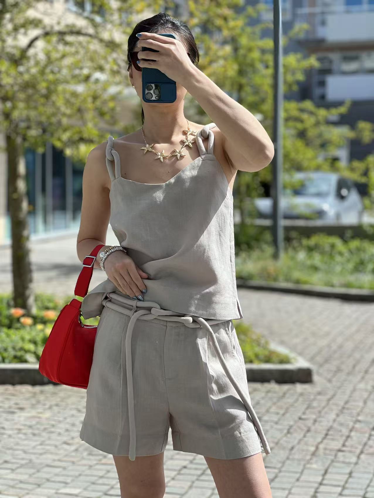 Copenhagen Muse Natuli Linen Top - 5