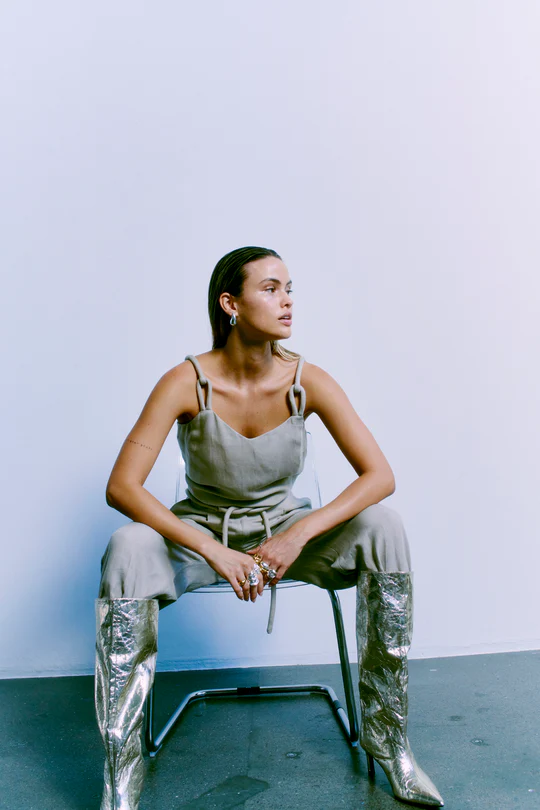 Copenhagen Muse Natuli Linen Top - 2