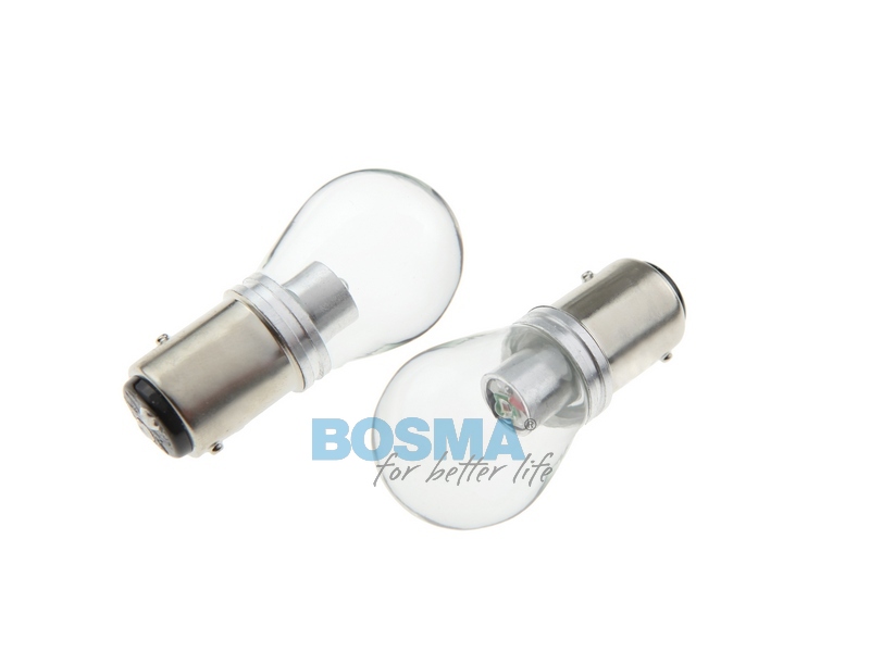 Led-lamppu BAY15D 12V 1XCREE 3535 6000K Bosma 2-pack 2-pack - 2