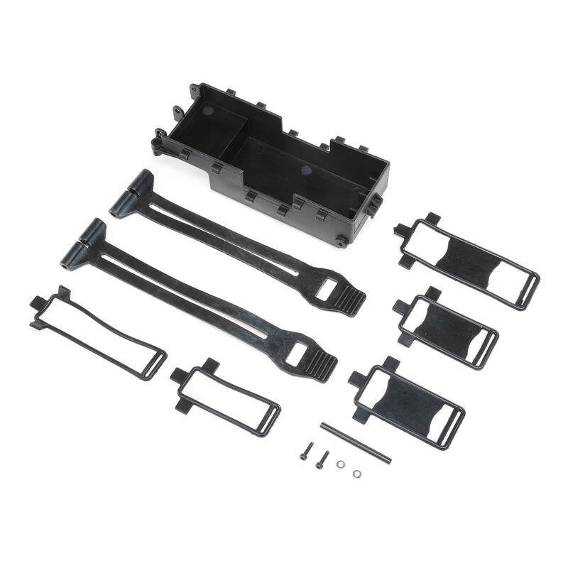 LOSI Low CG Battery Tray & Straps: LMT Mega