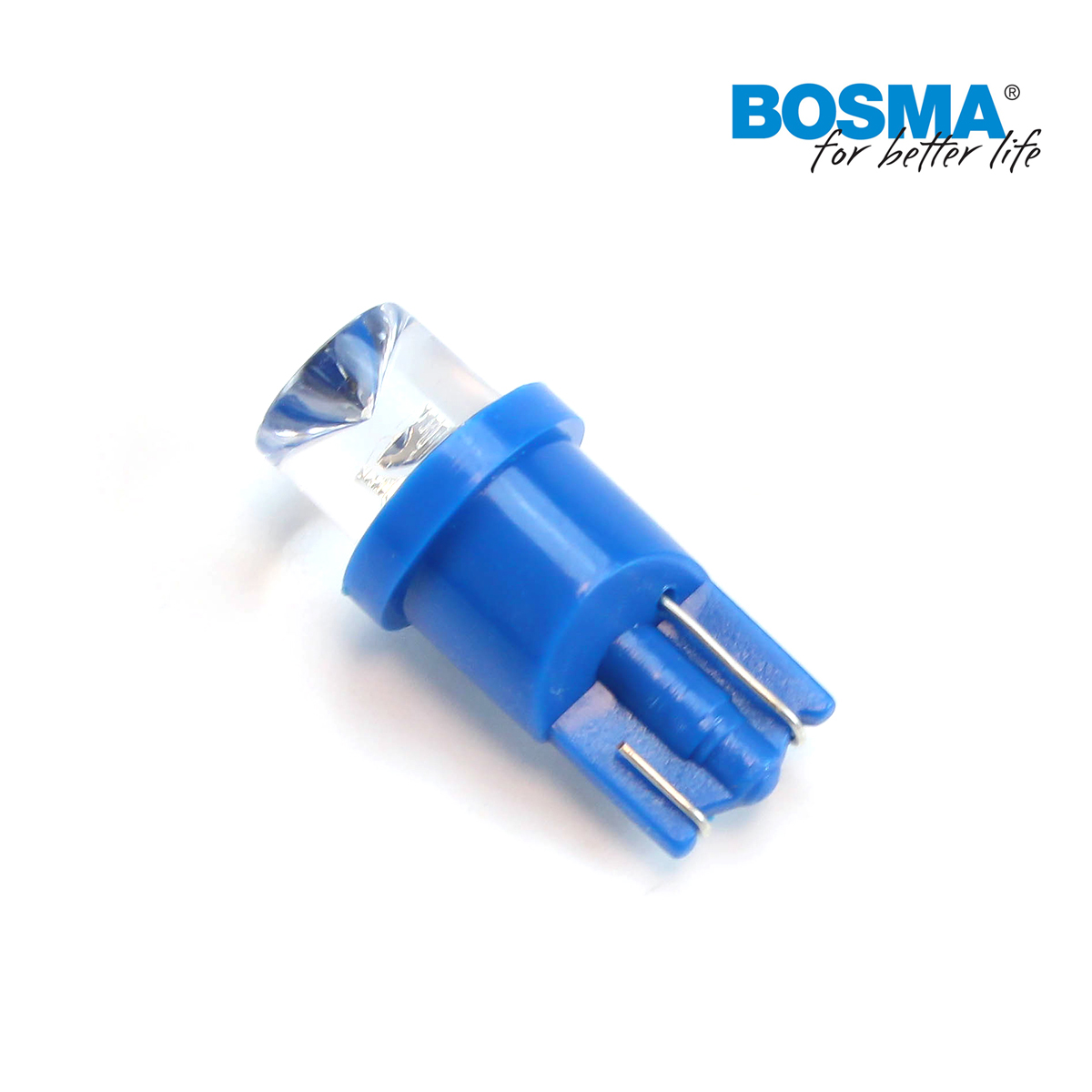 Led-lampe 12V T10 Blå Bosma - 2