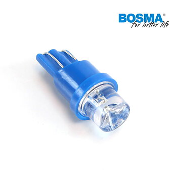 Led-lampe 12V T10 Blå Bosma