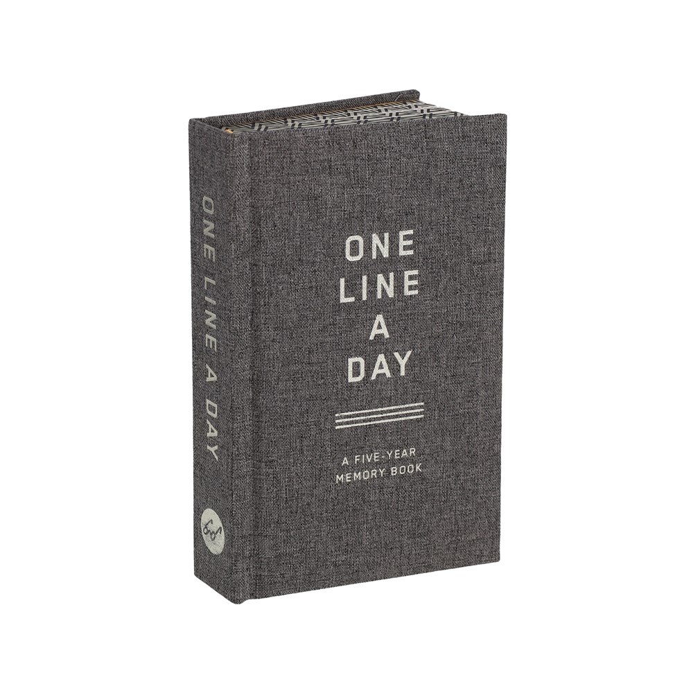 Charcoal Canvas One Line a Day: A Five-Year Memory Book - 5