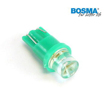 Led-lampe 12V T10 Grønn Bosma