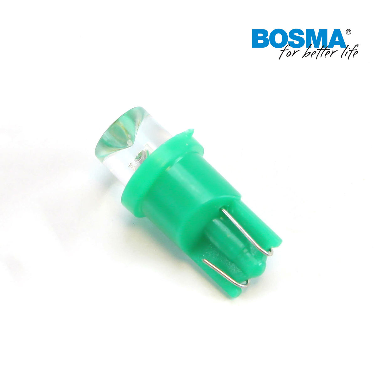 Led-lamppu 12V T10 vihreä Bosma - 2