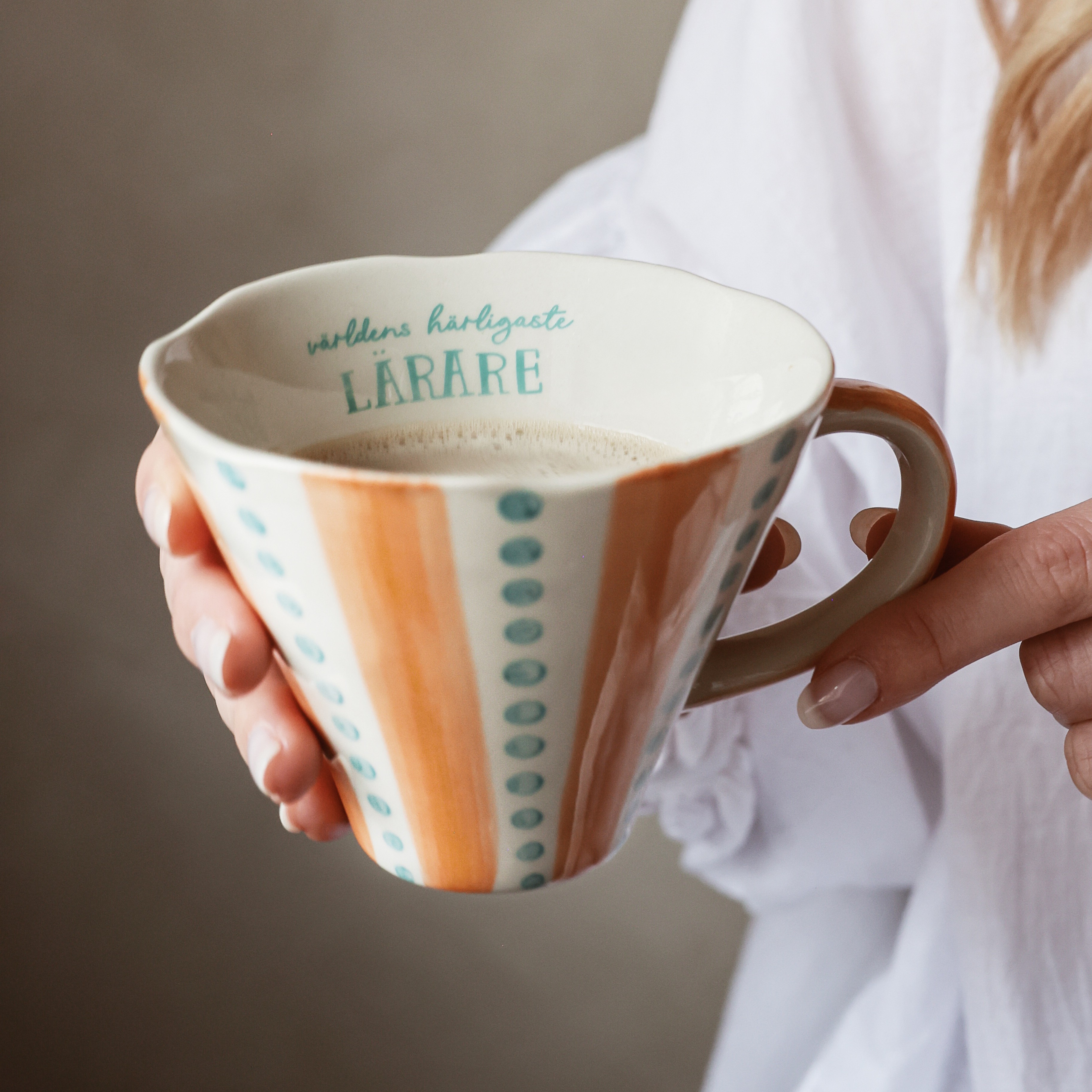 Mugg "Världens härligaste lärare" - Majas Cottage