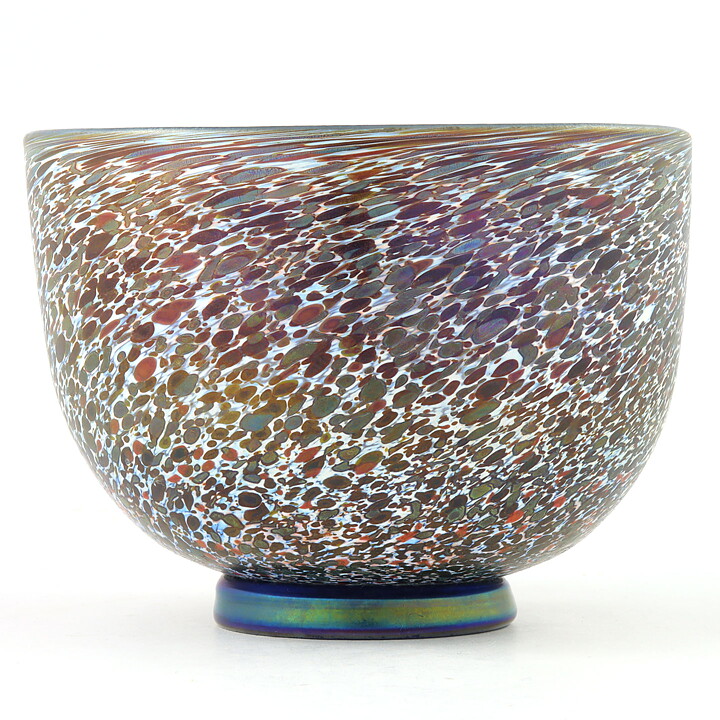 Bertil Vallien (Bagdad 1975) Polychrome Rounded Bowl 15 cm
