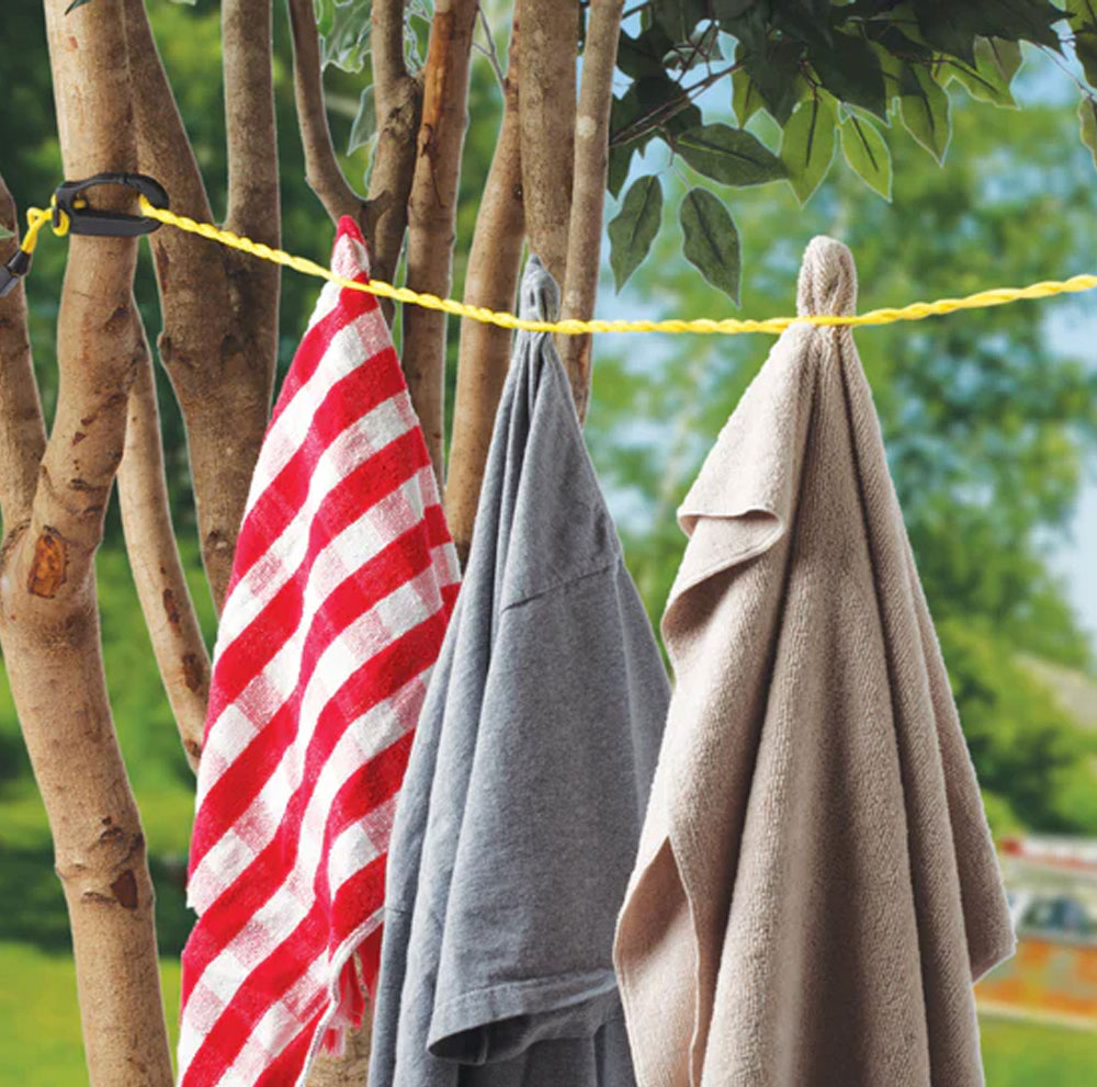 Tvättlina - COGHLANS Bungee Clothesline - 4