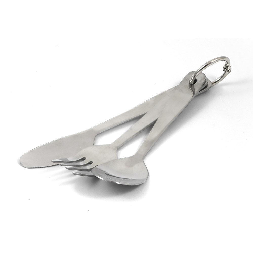Campingbestick - COGHLANS Stainless Steel Cutlery Set - 2