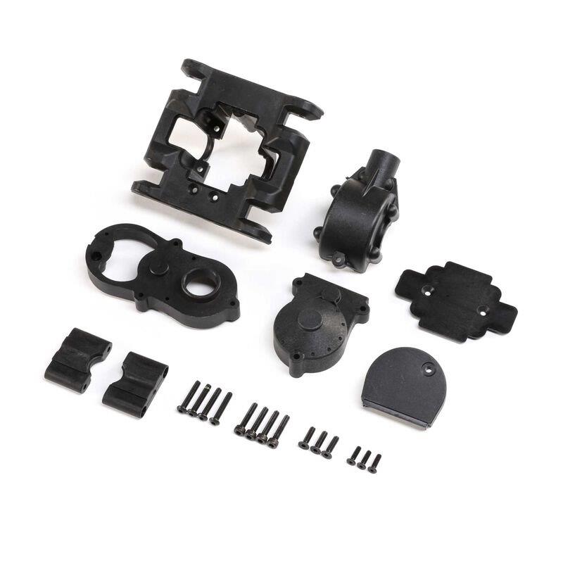 LOSI Gearbox Housing Set with Covers: LMT
