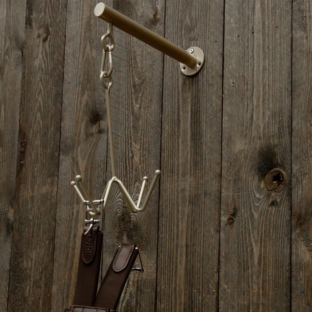KENTUCKY GD BRIDLE HOOK 4 PRONG WITH WALL ATTACHMENT - 8