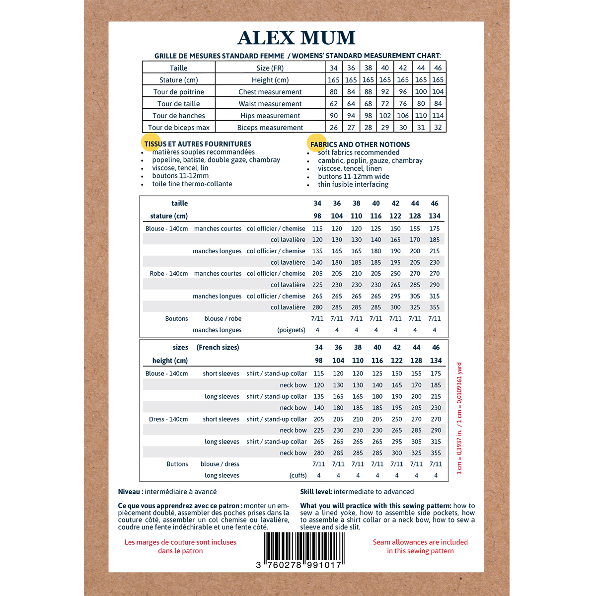 ALEX MUM - 34-46 - 3