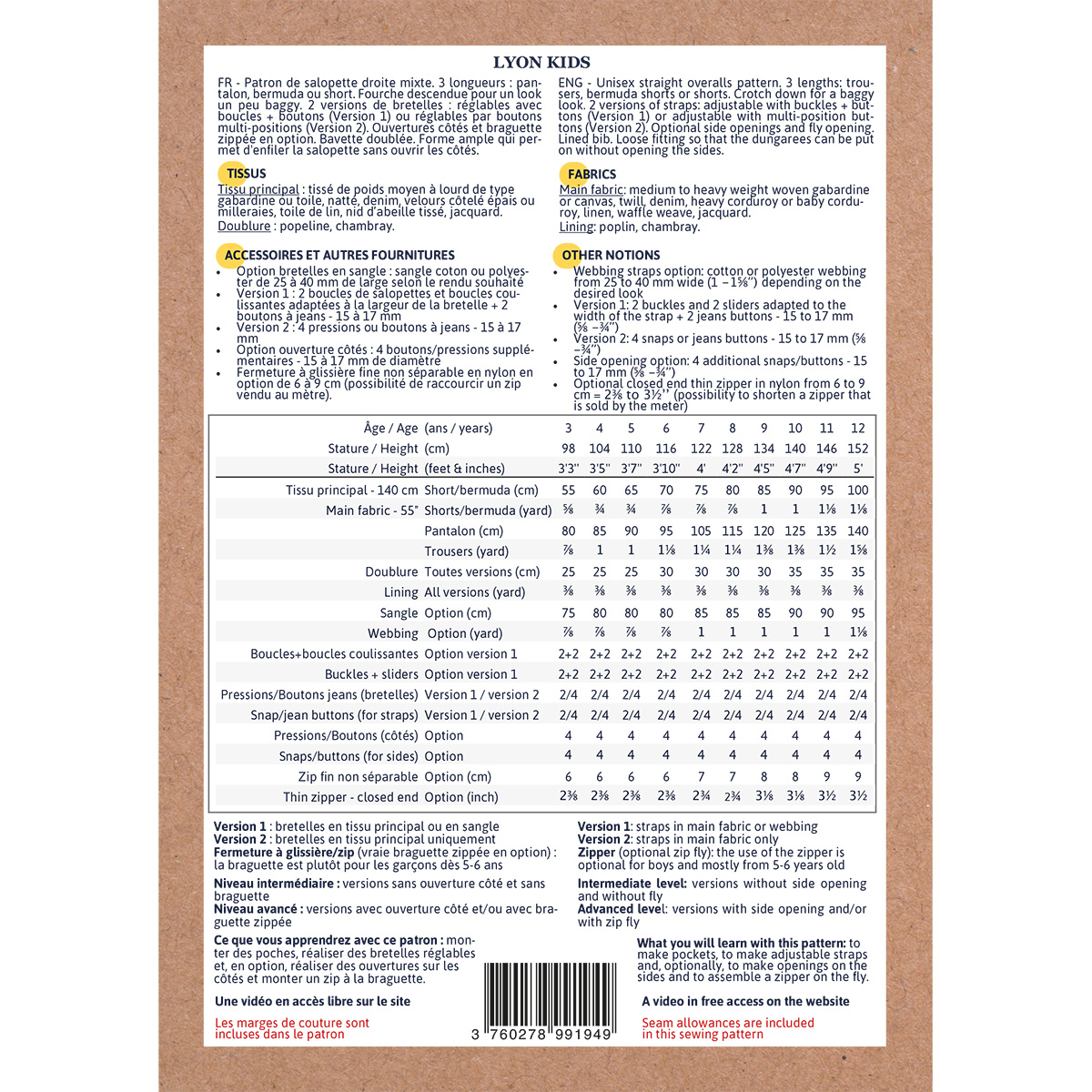 LYON KIDS - 98-152 - 3