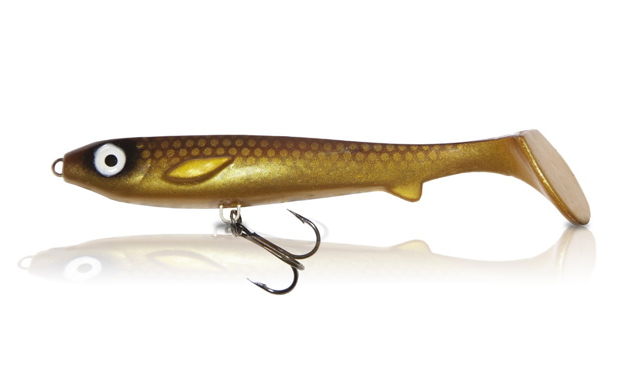 Flatnose Shad 12cm med Inbyggd Rigg 3-pack - 4