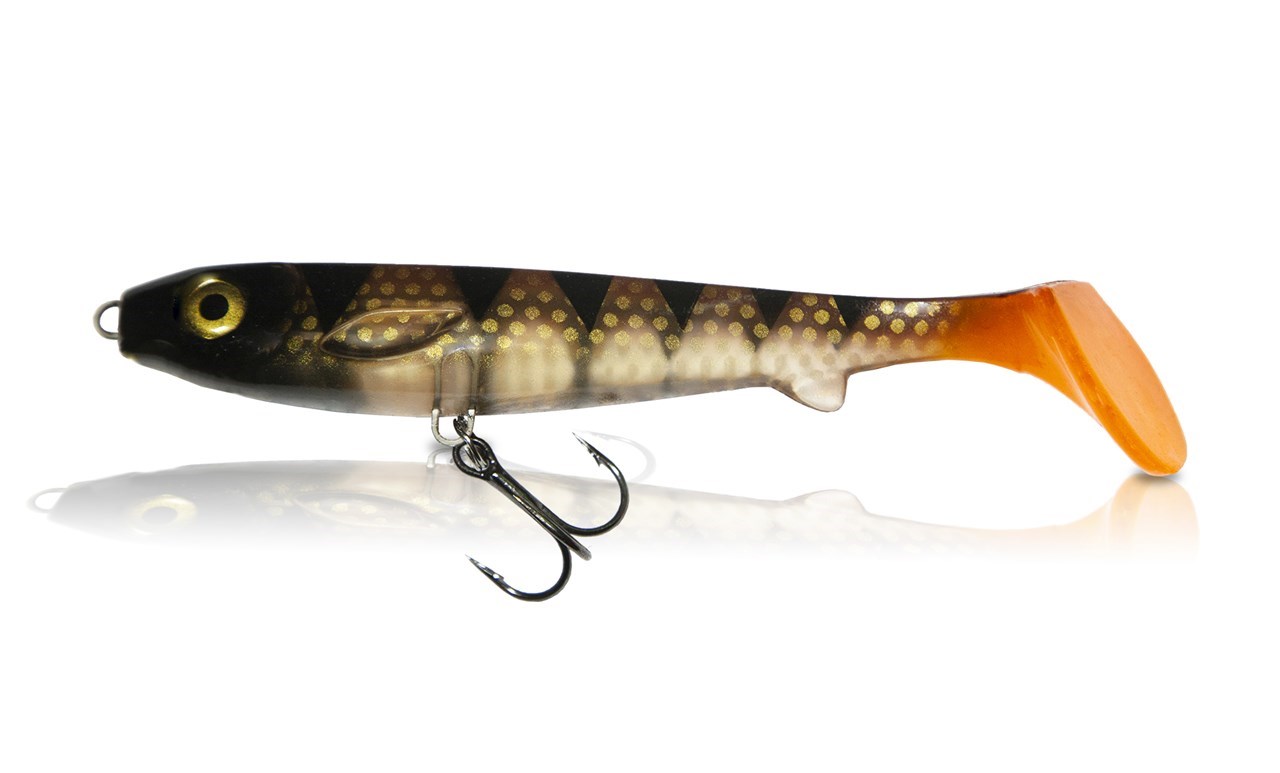 Flatnose Shad 12cm med Inbyggd Rigg 3-pack - 3