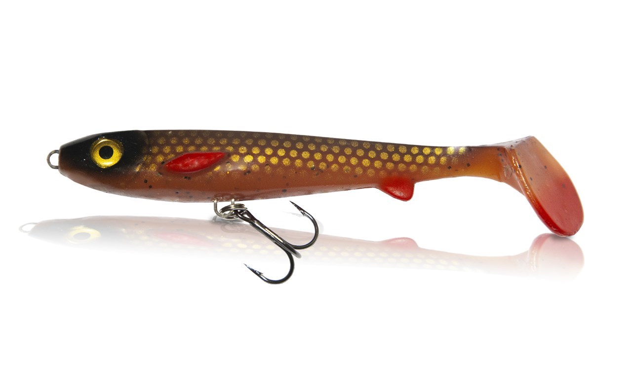 Flatnose Shad 12cm med Inbyggd Rigg 3-pack - 7