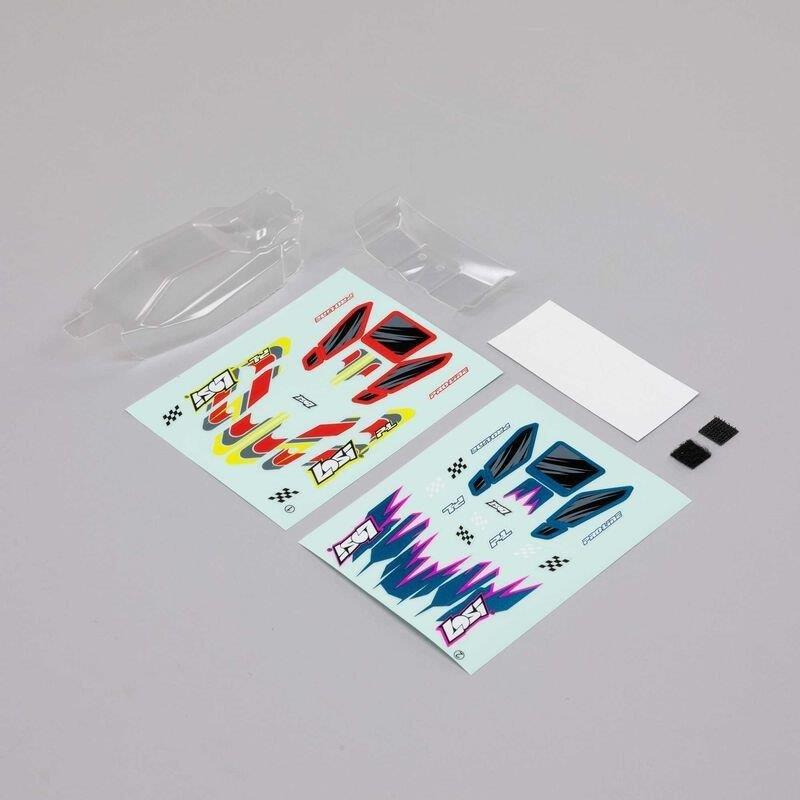 LOSI Body & Wing, Clear: Micro-B