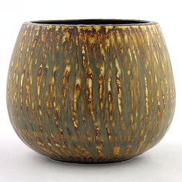 グナー・ニールンド  Birkaシリーズ  黄/茶色のボウル  1965年  (16/14cm)