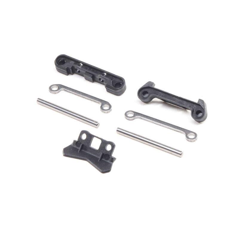 LOSI Rear Pivots & Bumper: Mini-T 2.0, Mini-B