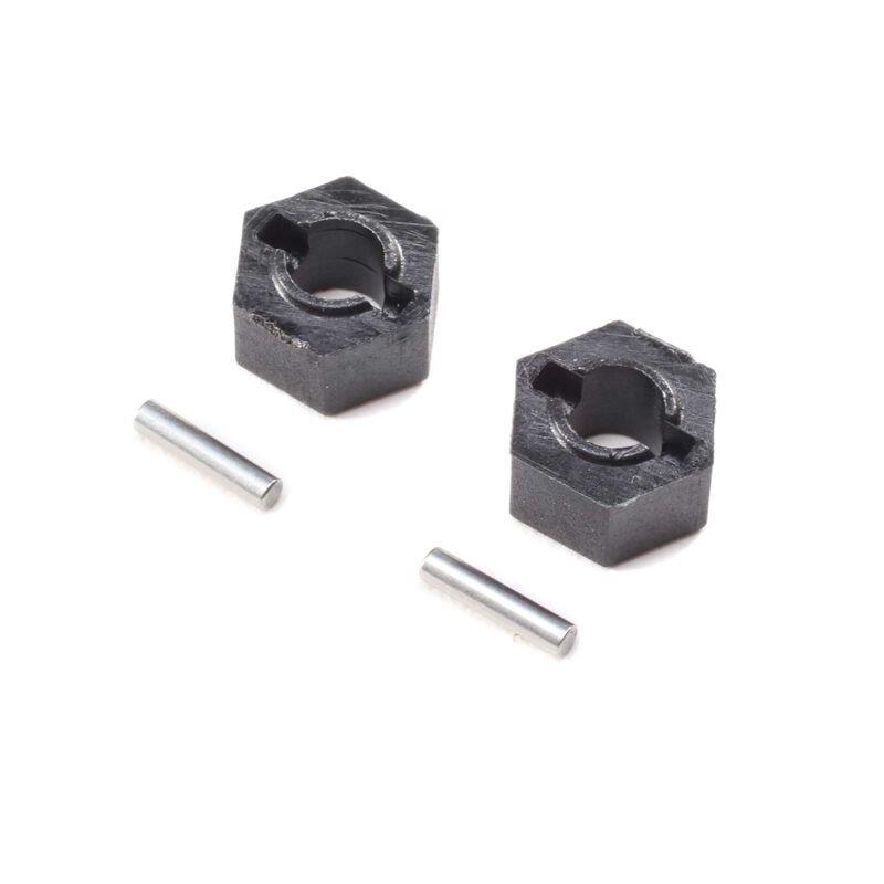 LOSI Wheel Hex Pin (2): Mini-T 2.0, Mini-B