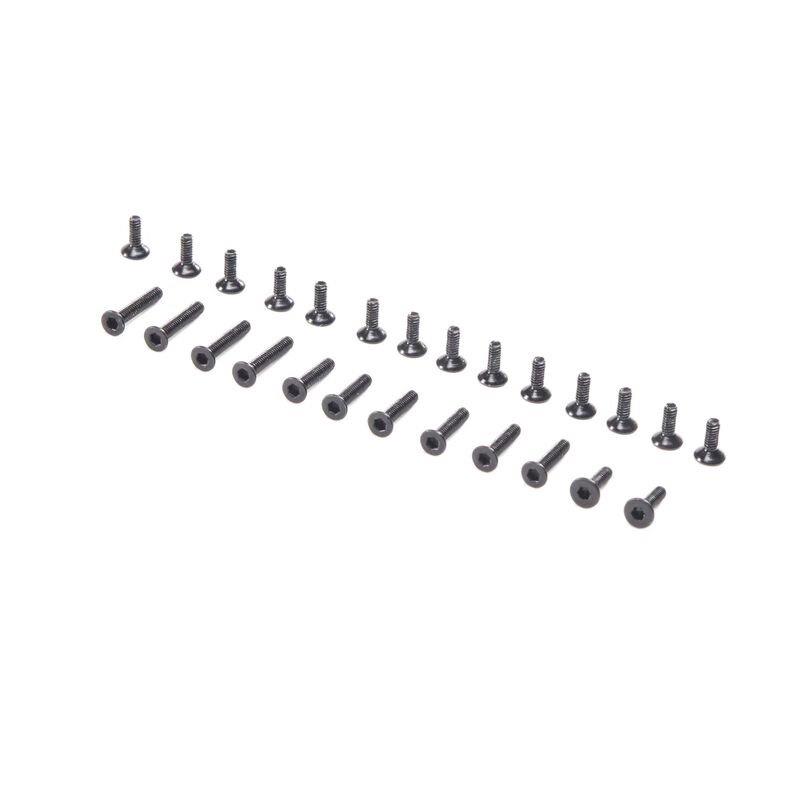 LOSI Screw Set Flat Head: Mini-T 2.0, Mini-B