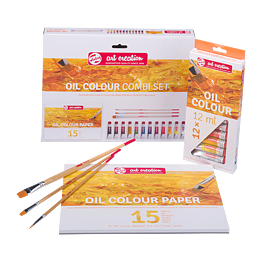 Talens Art Creation Oil paint combiset with paper