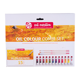 Talens Art Creation Oil paint combiset with paper