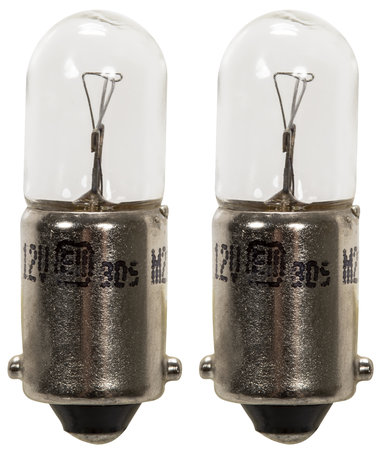 Glödlampa BA9S T4W 12V 2st