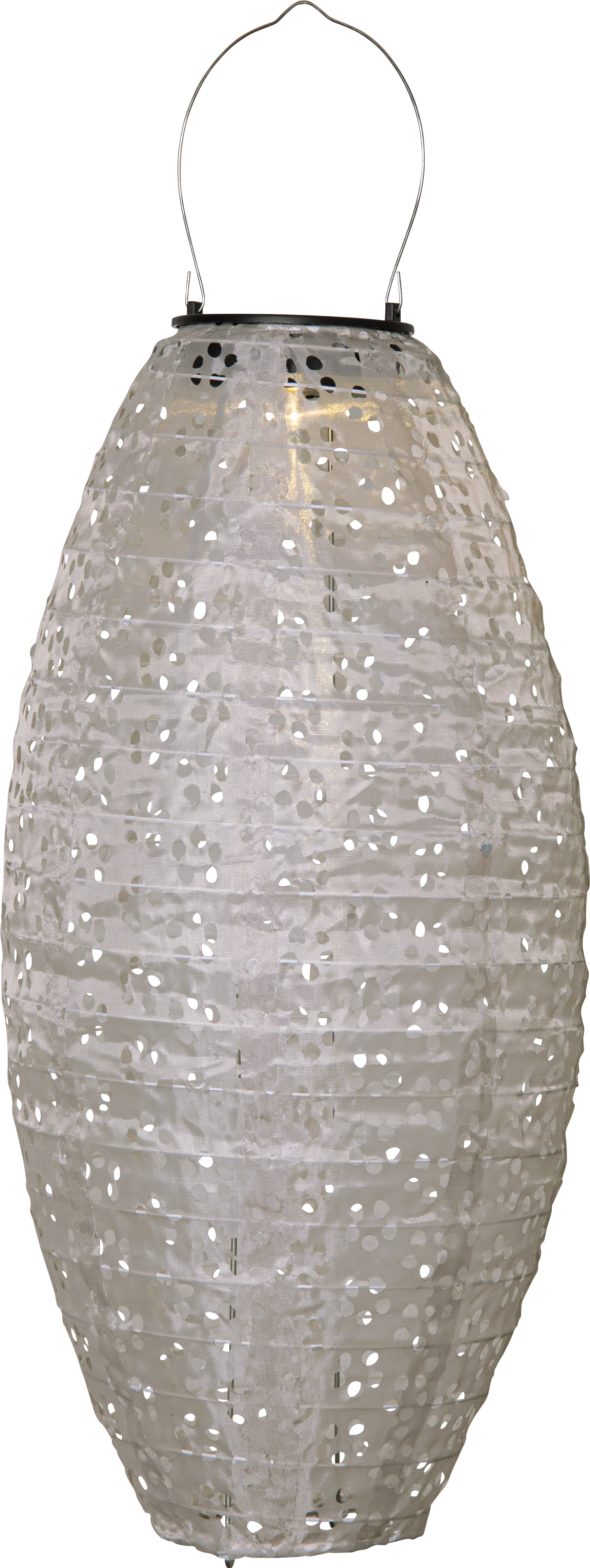 Solar decoration - Rice ball lantern - Beige - Oval - 20x40 cm - 8
