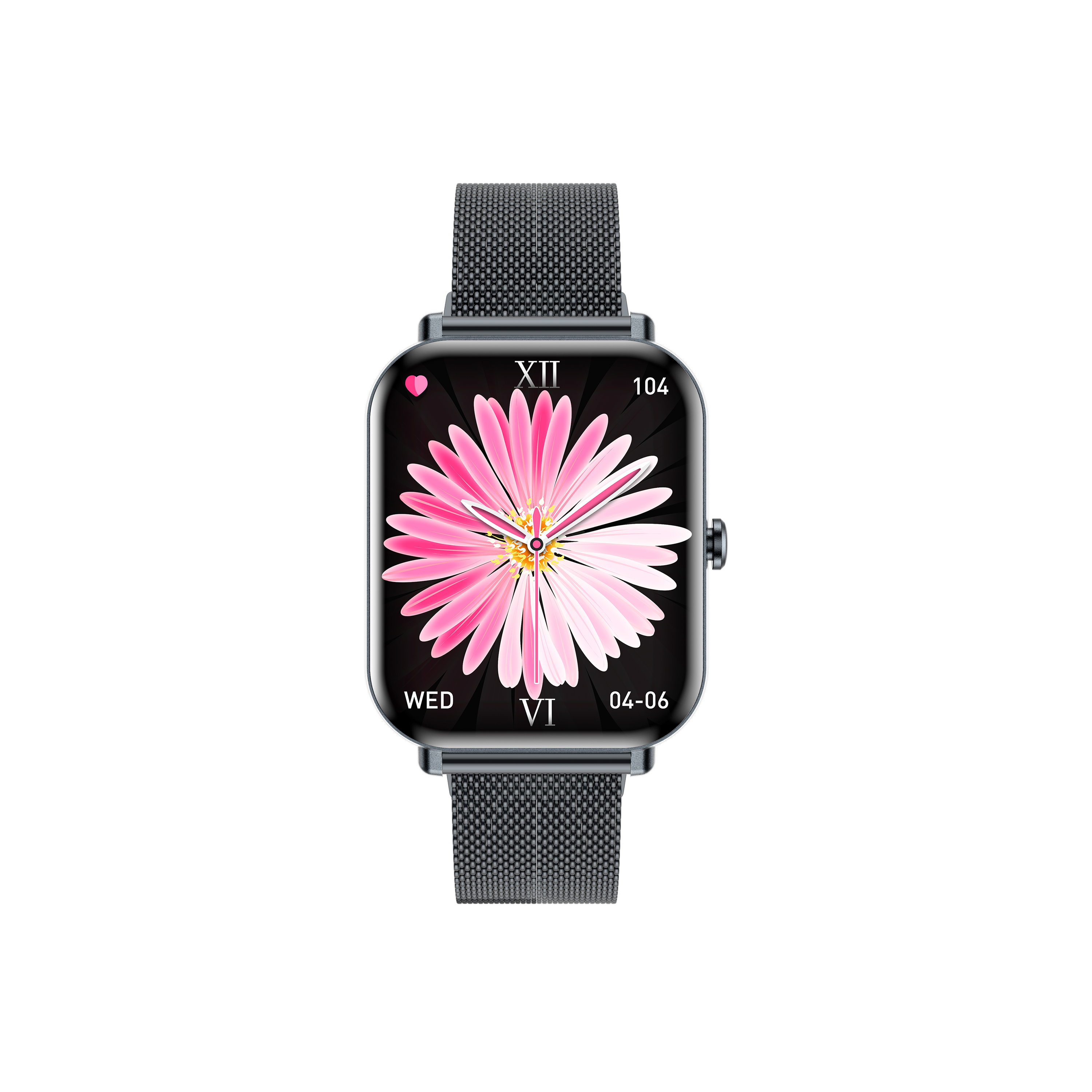 Philippe Palmer Smart Watch LP72  Black Mesh - 19