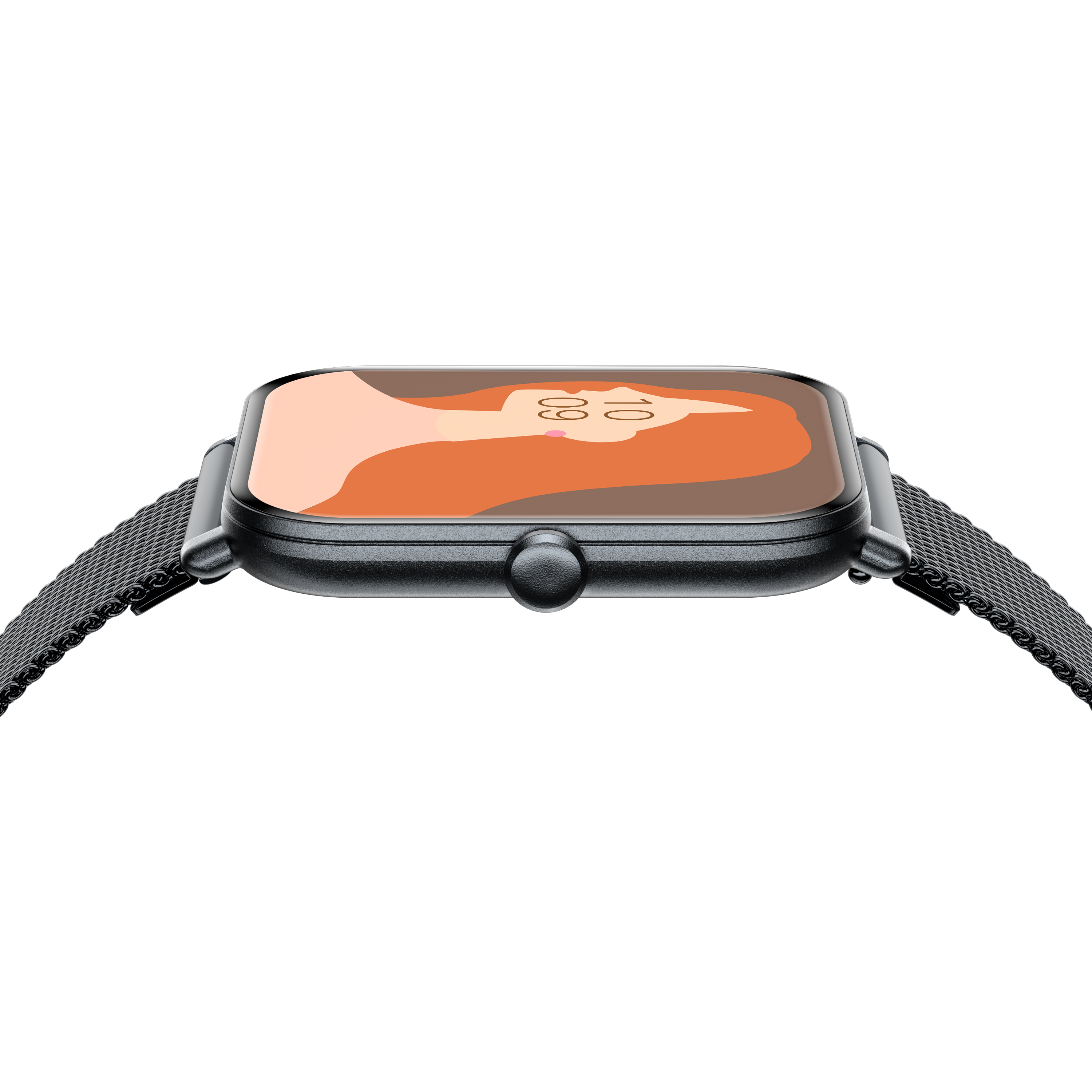 Philippe Palmer Smart Watch LP72  Black Mesh - 35