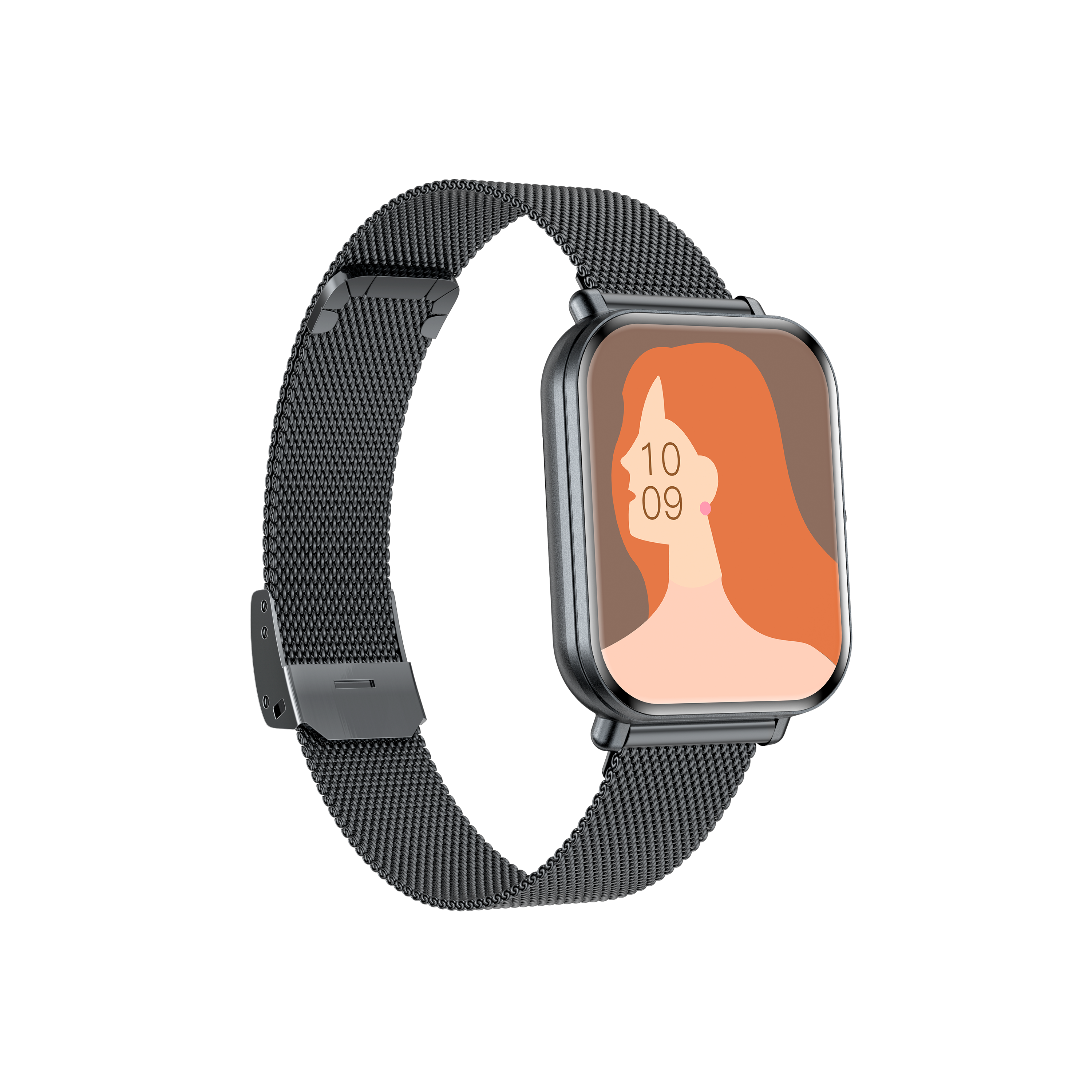 Philippe Palmer Smart Watch LP72  Black Mesh - 14