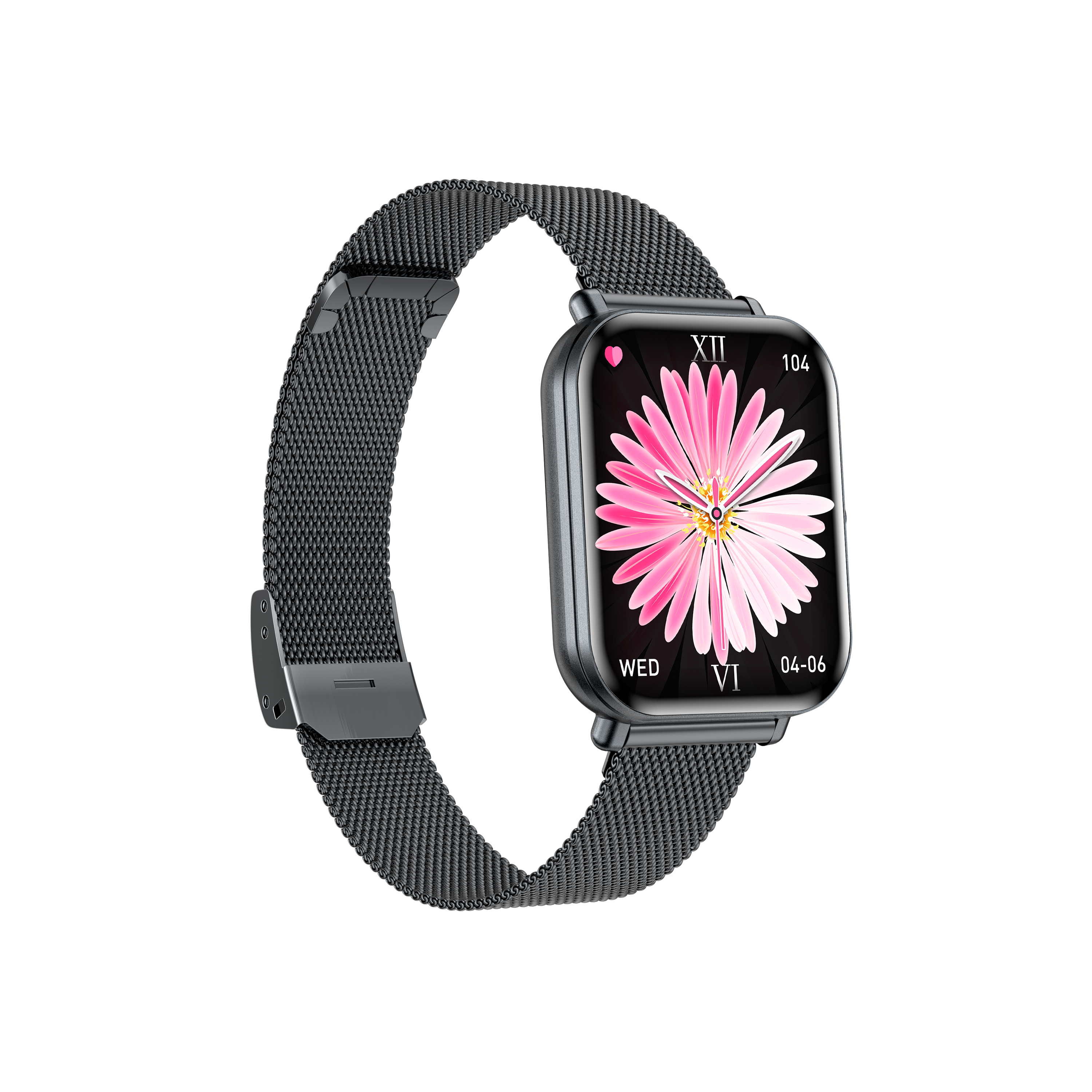 Philippe Palmer Smart Watch LP72  Black Mesh - 12