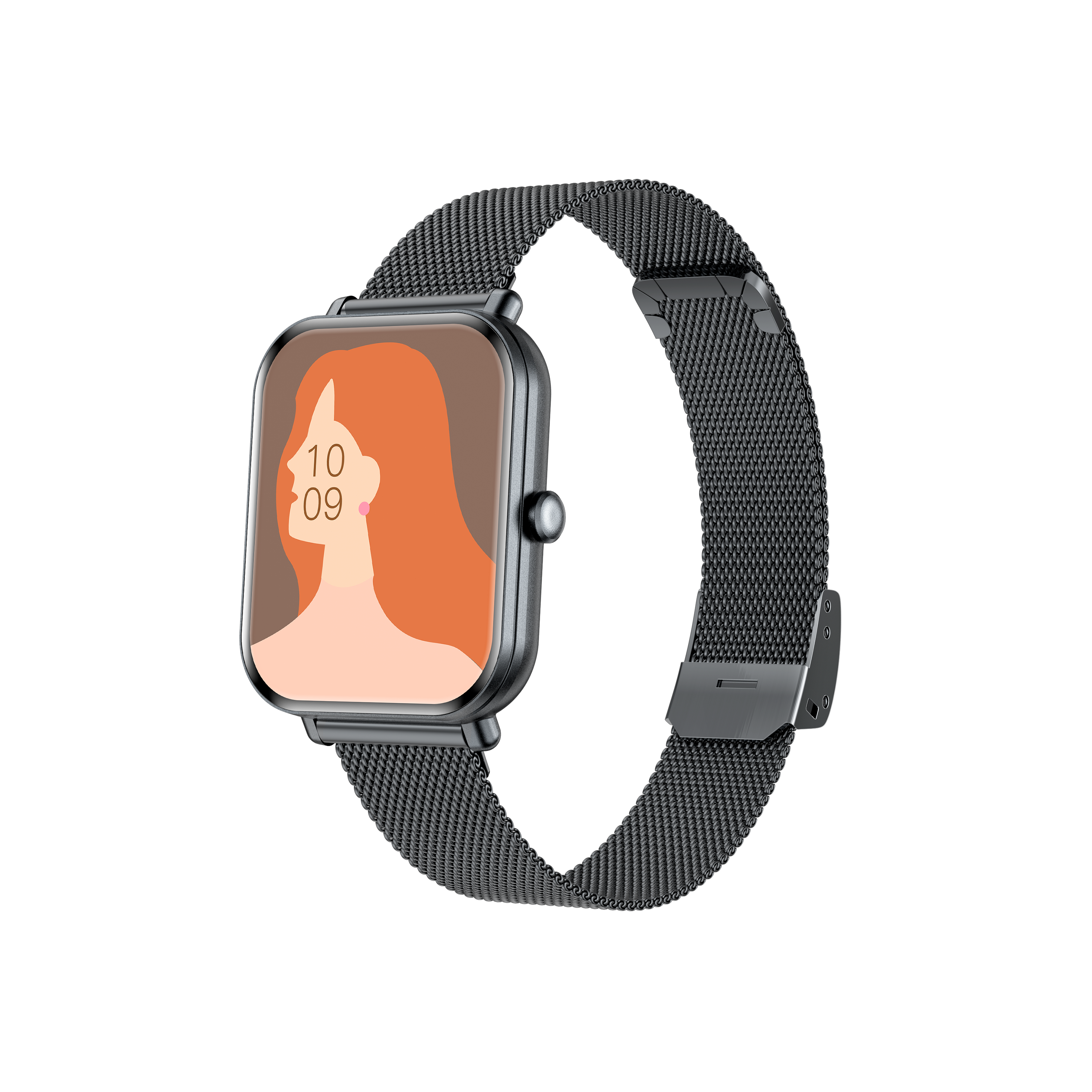 Philippe Palmer Smart Watch LP72  Black Mesh - 7
