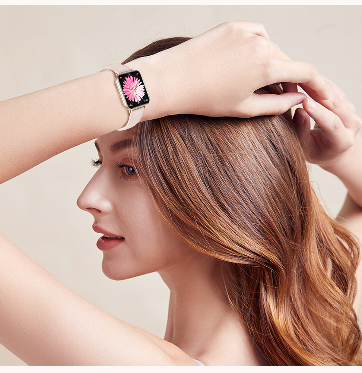 Philippe Palmer Smart Watch LP72  Pink - 52