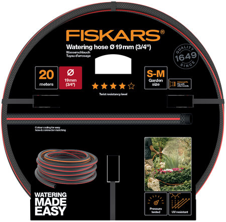Bevattningsslang 19mm 3/4 20m Q4 Fiskars