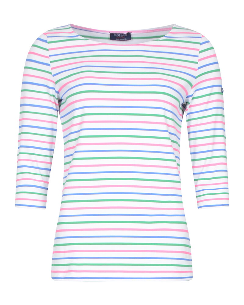 Topp Gardi anti-UV rosa/grön/blå randig