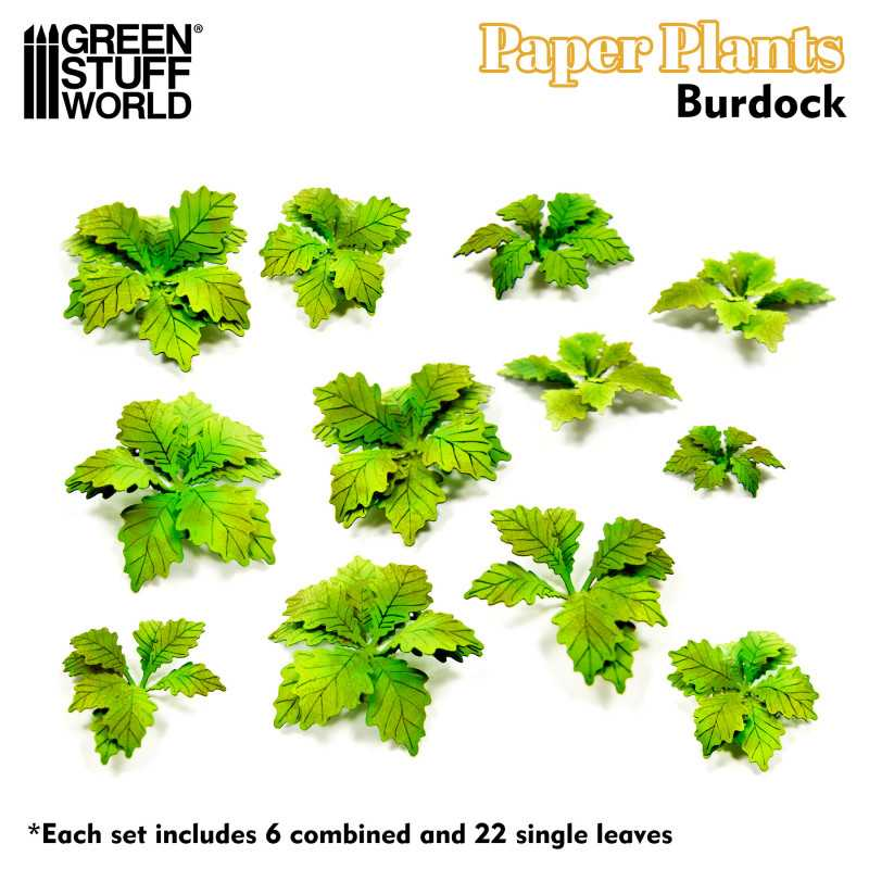 Green Stuff World: Paper Plants - Burdock