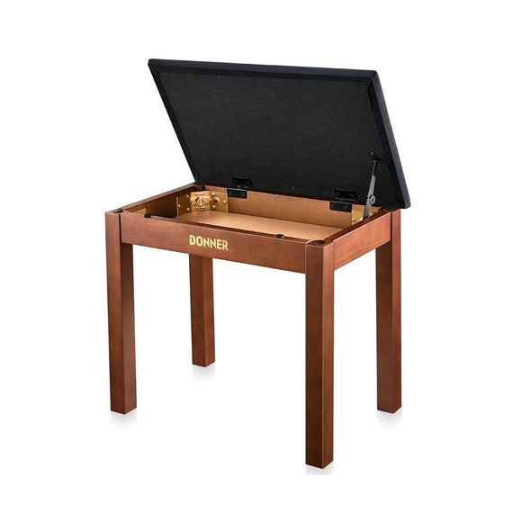 Donner Bench Piano Bench Brown - 4