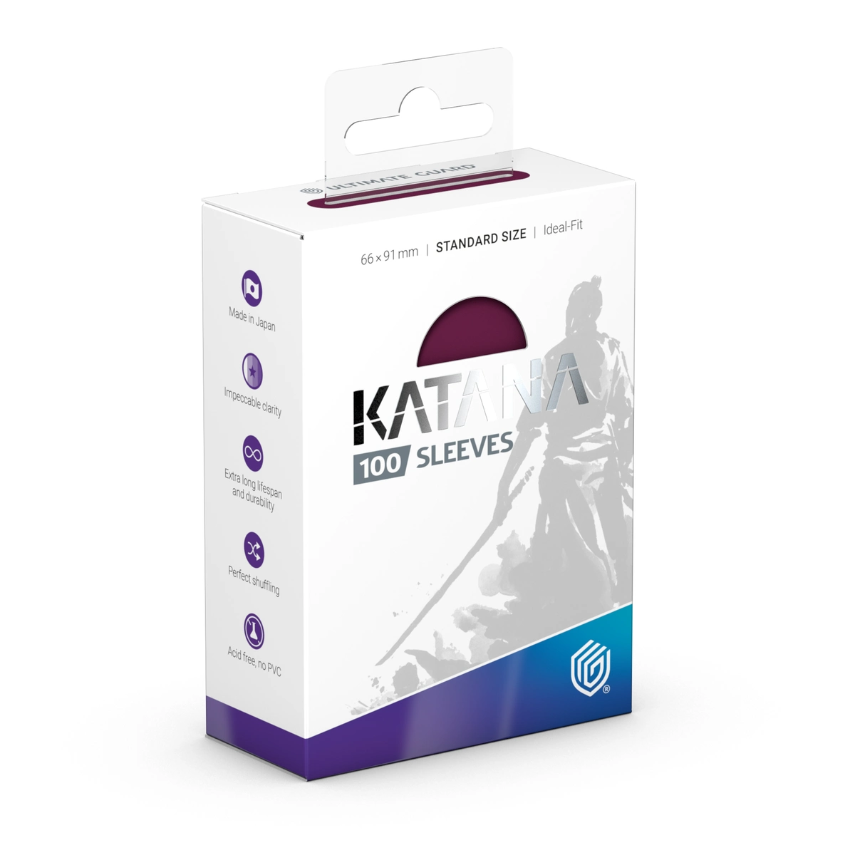 Ultimate Guard: Katana Sleeves Standard Size (100) - Radiant Plum