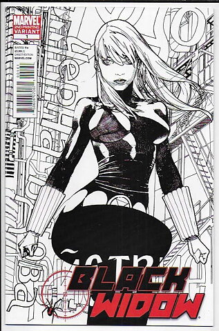 Black Widow 2010 Series # 1 2nd Printing Variant Cover VF/NM 1st Issue