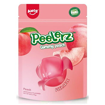 Amos Peelerz Gummy Peach (170 g)