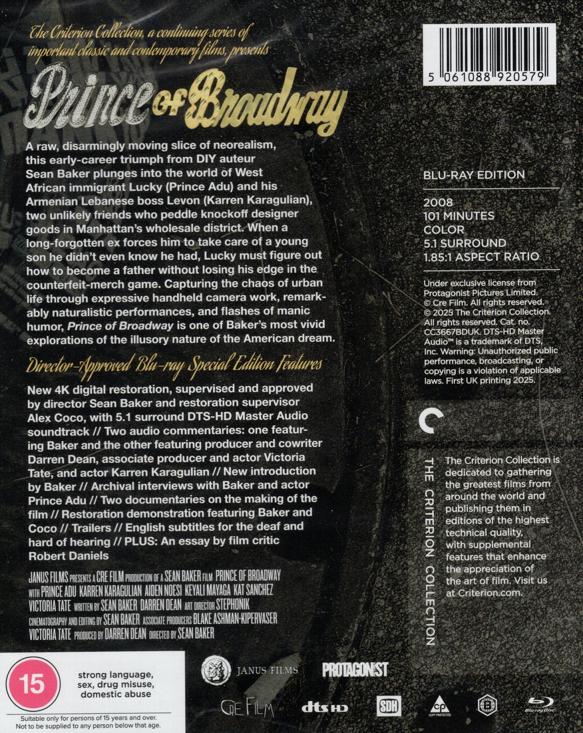 Prince of Broadway (Criterion Collection) (ej svensk text) (Blu-ray) - 2
