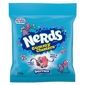 Wonka Nerds Gummy Clusters Berries 113 g