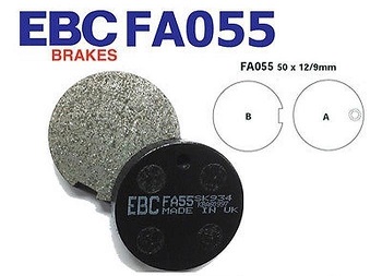 Bromspads Fram Broms Kawasaki Z1 900   FA055/FA55BP