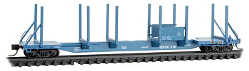 Log car 65' 100-ton. Georgia-Pacific #916