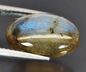 Piedra preciosa labradorita suelta natural de 4,71 ct con un impresionante juego de colores - 2