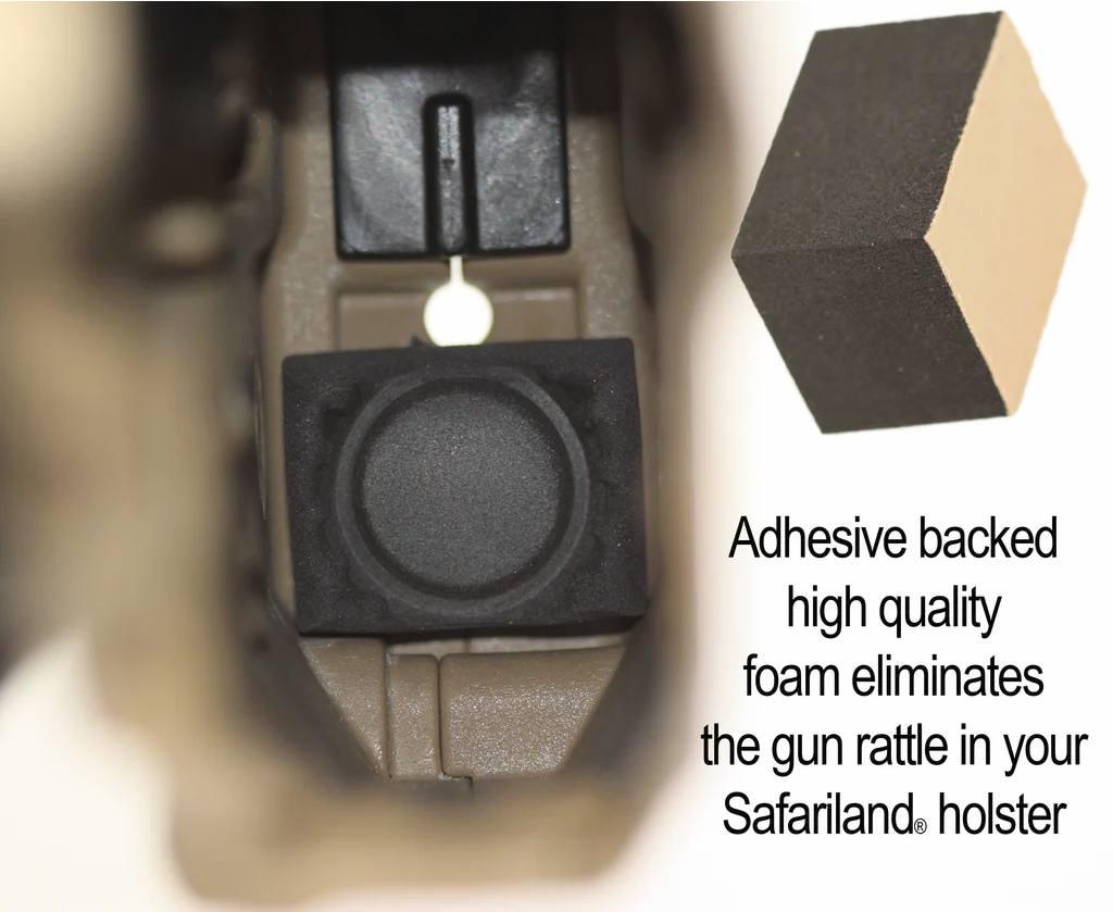OT Defense Anti Rattle Foam for light bearing holsters - 2